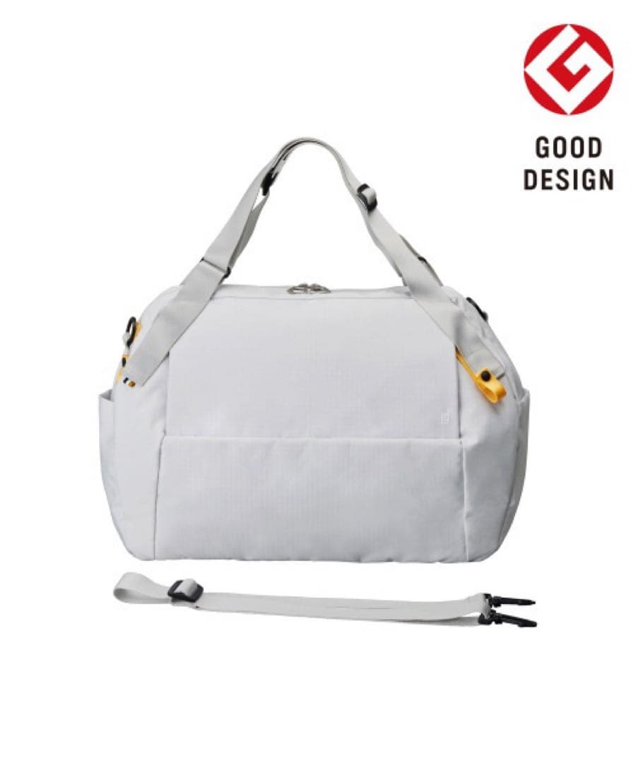 【新品】MILESTO Hutte ボストンバッグ ライトグレー