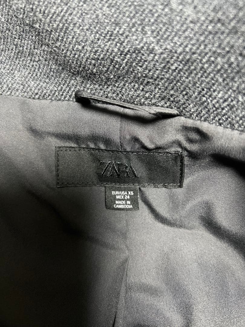 【在庫完売品】ZARA ソフトハイネックベルトコート　XS