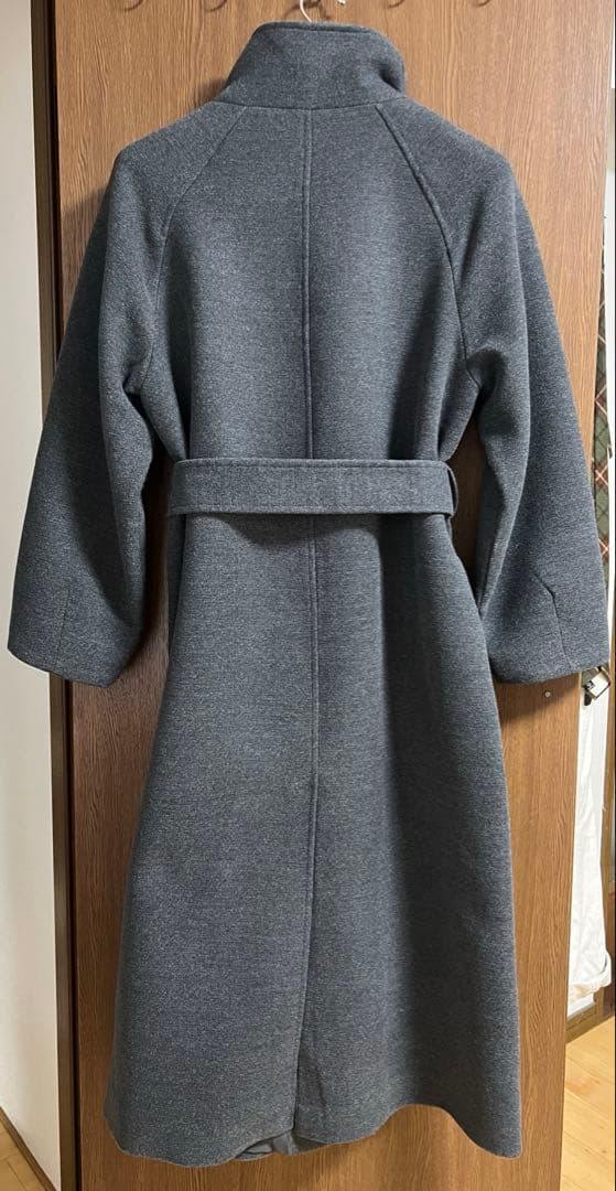 【在庫完売品】ZARA ソフトハイネックベルトコート　XS