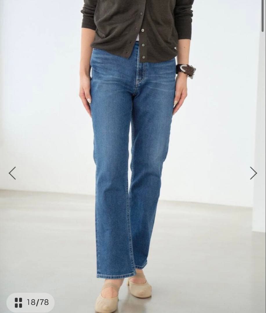 mikiko YANUK/ヤヌーク 別注 LOUISE ストレートデニム