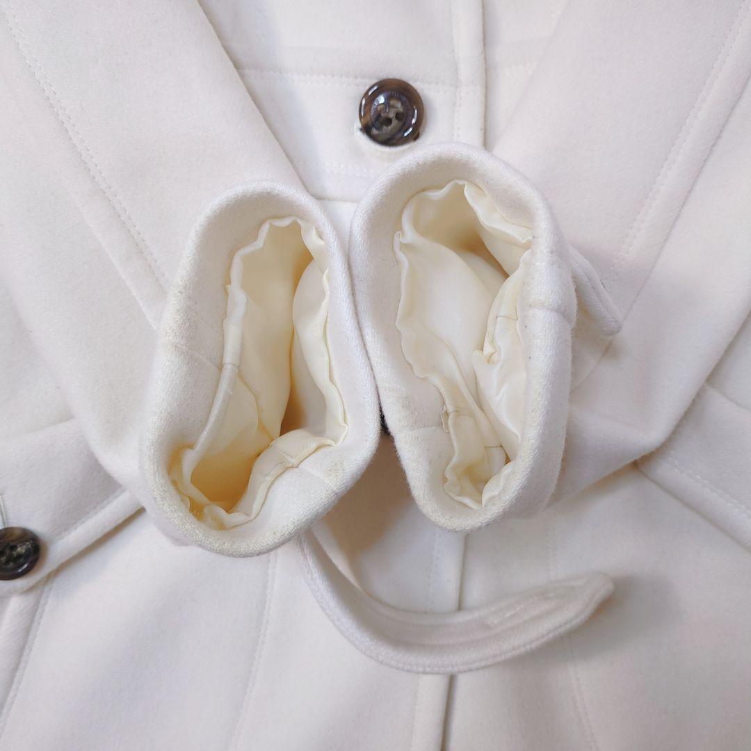 【良品】BURBERRY アンゴラ チンストラップ ノバチェック L相当