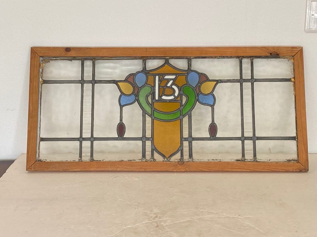 アンティーク　ステンドグラス