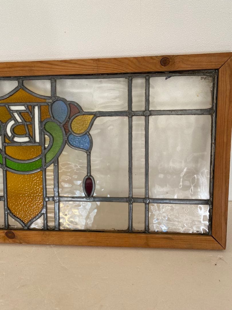 アンティーク　ステンドグラス