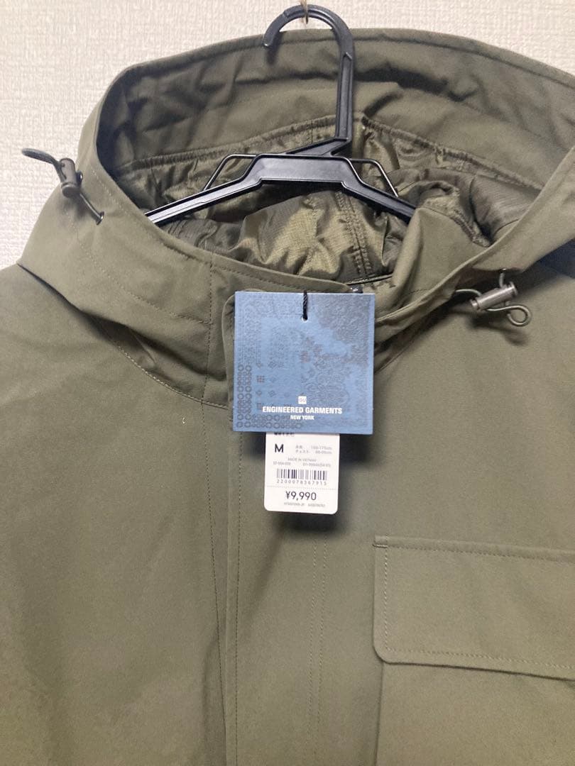 GU×ENGINEERED GARMENTSパデッドシェルパーカ M ガーメンツ