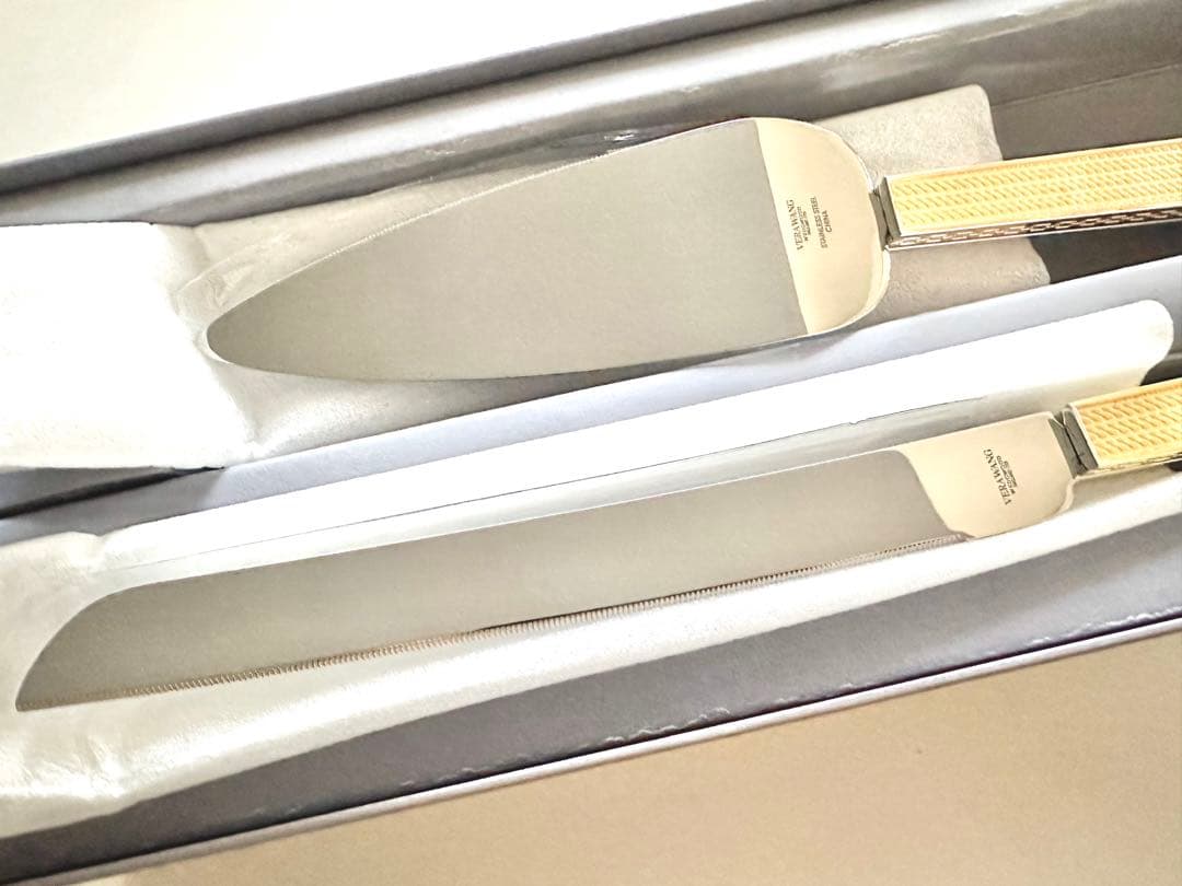 新品 ウェッジウッド ヴェラヴォン ケーキナイフ ケーキサーバー