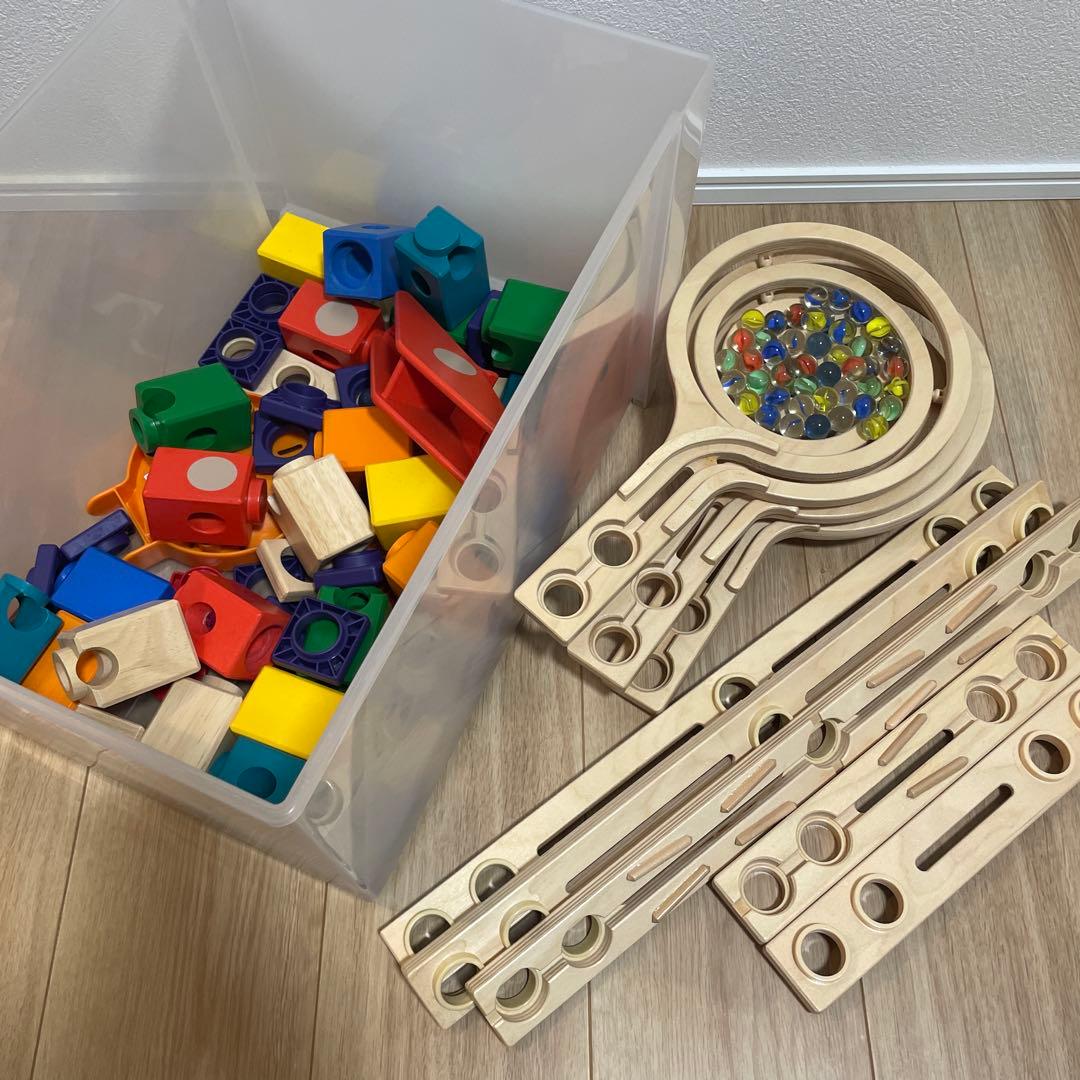 ボーネルンド　知育玩具　クアドリラ　ツイスト&レールセット