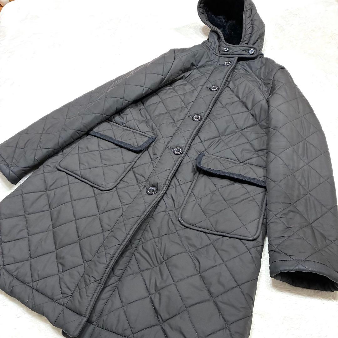 美品 希少 XL トラディショナルウェザーウェア キルティングコート ボア