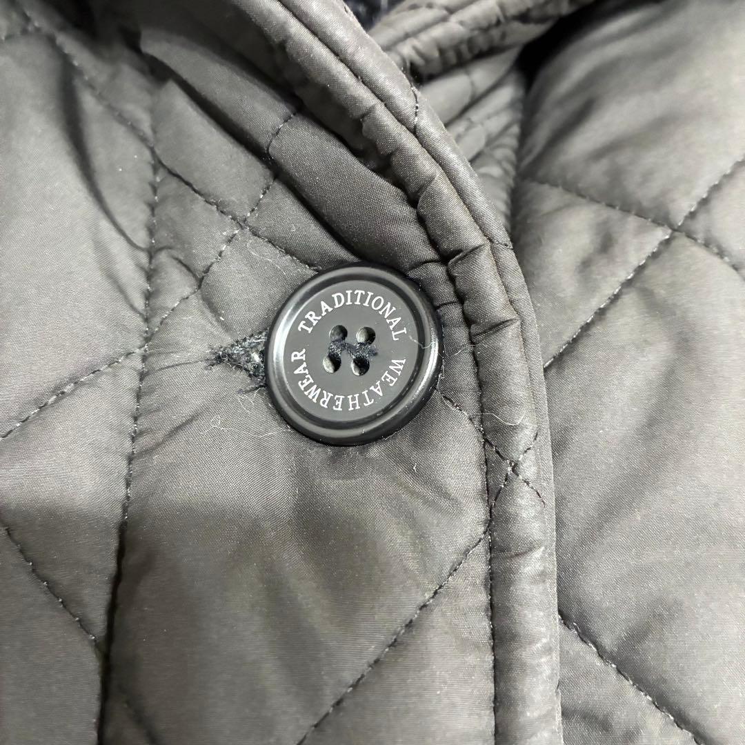 美品 希少 XL トラディショナルウェザーウェア キルティングコート ボア