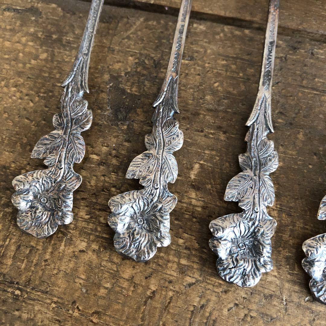 クリストフウィドマン　ヒルデスハイムローズ　スプーン6客　925シルバー　純銀製