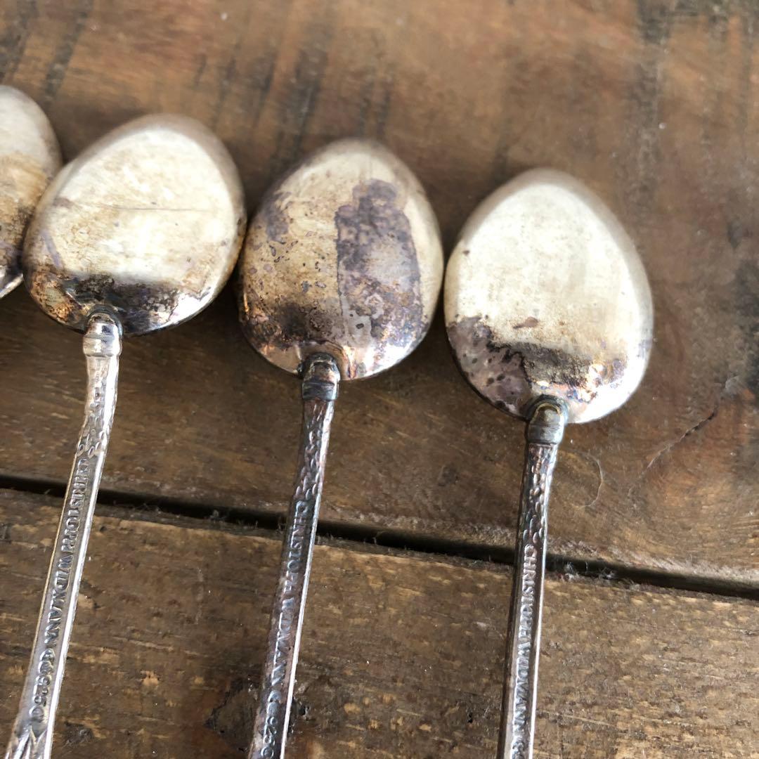 クリストフウィドマン　ヒルデスハイムローズ　スプーン6客　925シルバー　純銀製