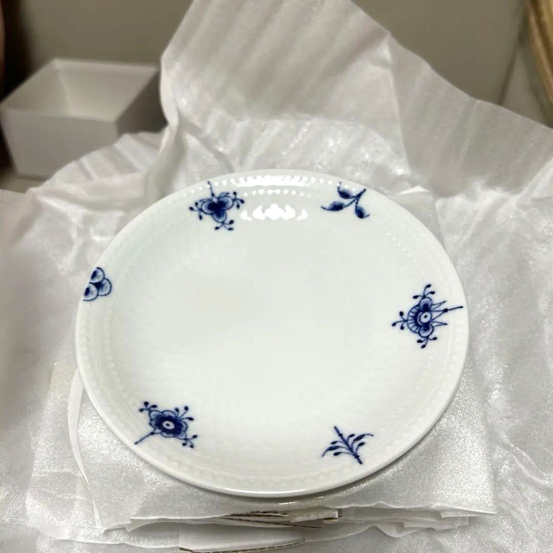 【新品】ロイヤルコペンハーゲン　ブルーパルメッテ 15cm 5枚