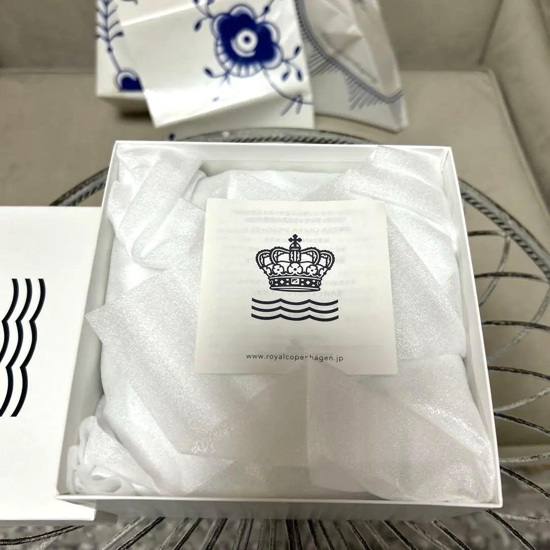 【新品】ロイヤルコペンハーゲン　ブルーパルメッテ 15cm 5枚