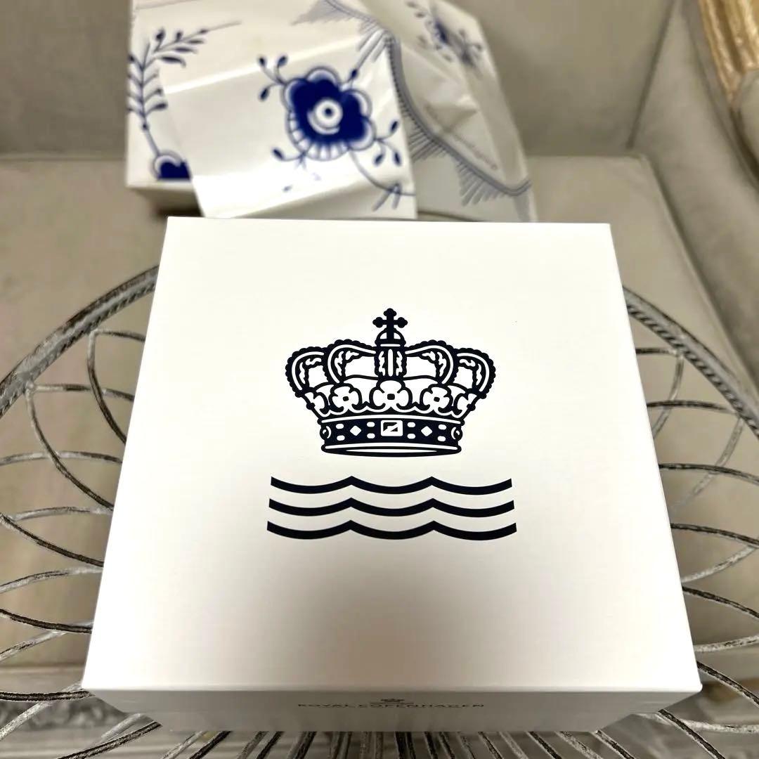 【新品】ロイヤルコペンハーゲン　ブルーパルメッテ 15cm 5枚