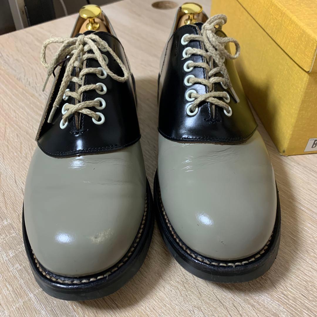 グラントさん専用 REGALサドルシューズ(25cm)グレー/ブラック)中古品