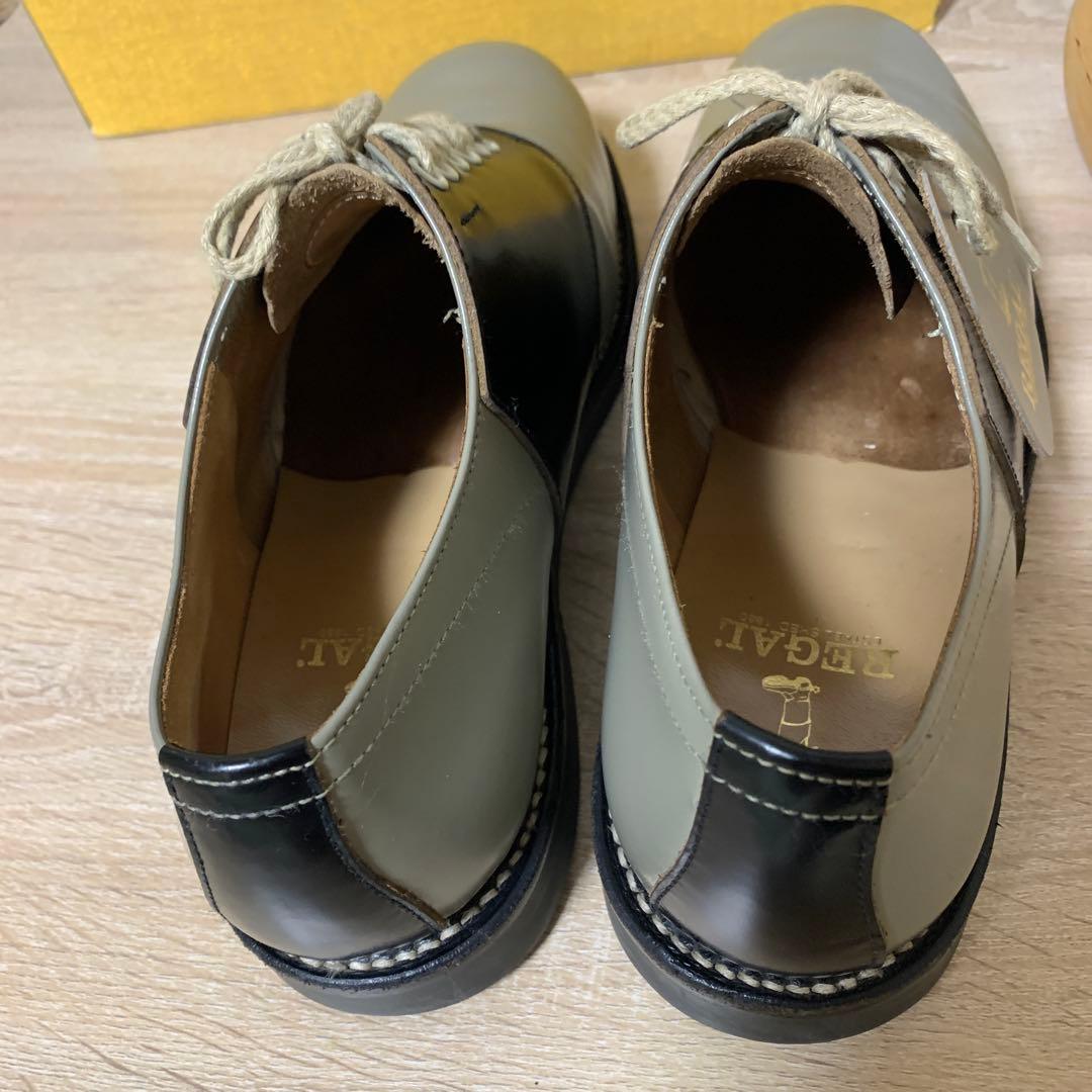 グラントさん専用 REGALサドルシューズ(25cm)グレー/ブラック)中古品