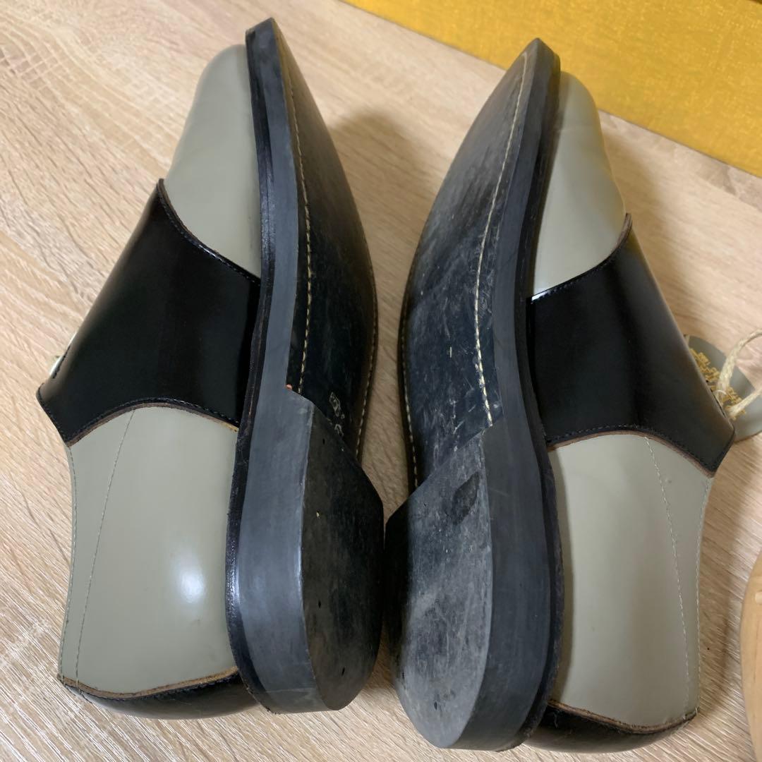 グラントさん専用 REGALサドルシューズ(25cm)グレー/ブラック)中古品