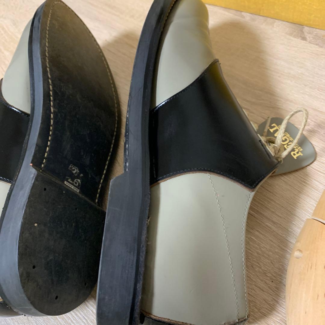 グラントさん専用 REGALサドルシューズ(25cm)グレー/ブラック)中古品