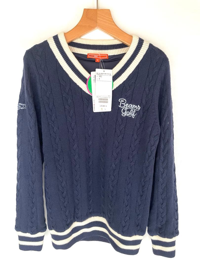 BEAMS GOLF Tildenニット防風セーター M