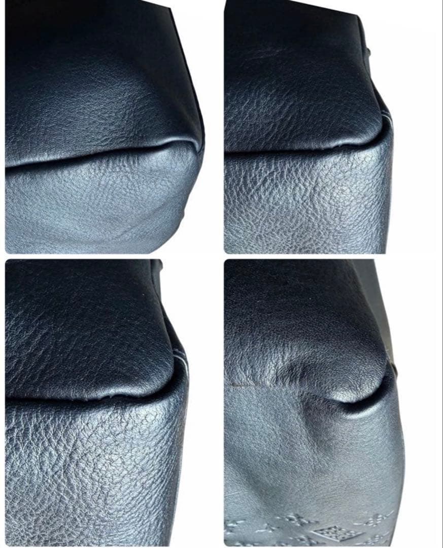 【ponko】russet モノグラム トートバッグ レザー 肩掛け可