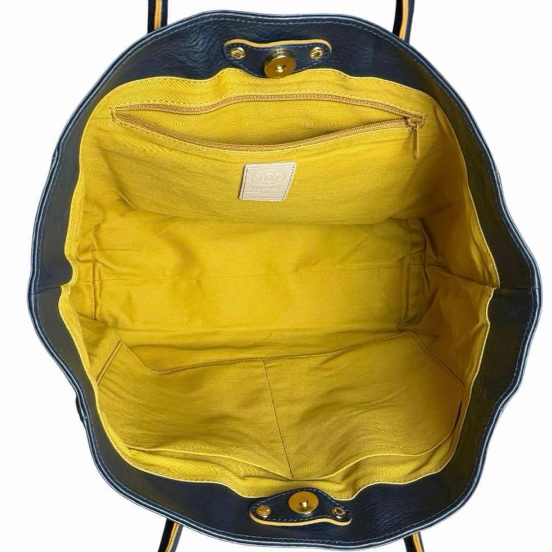 【ponko】russet モノグラム トートバッグ レザー 肩掛け可