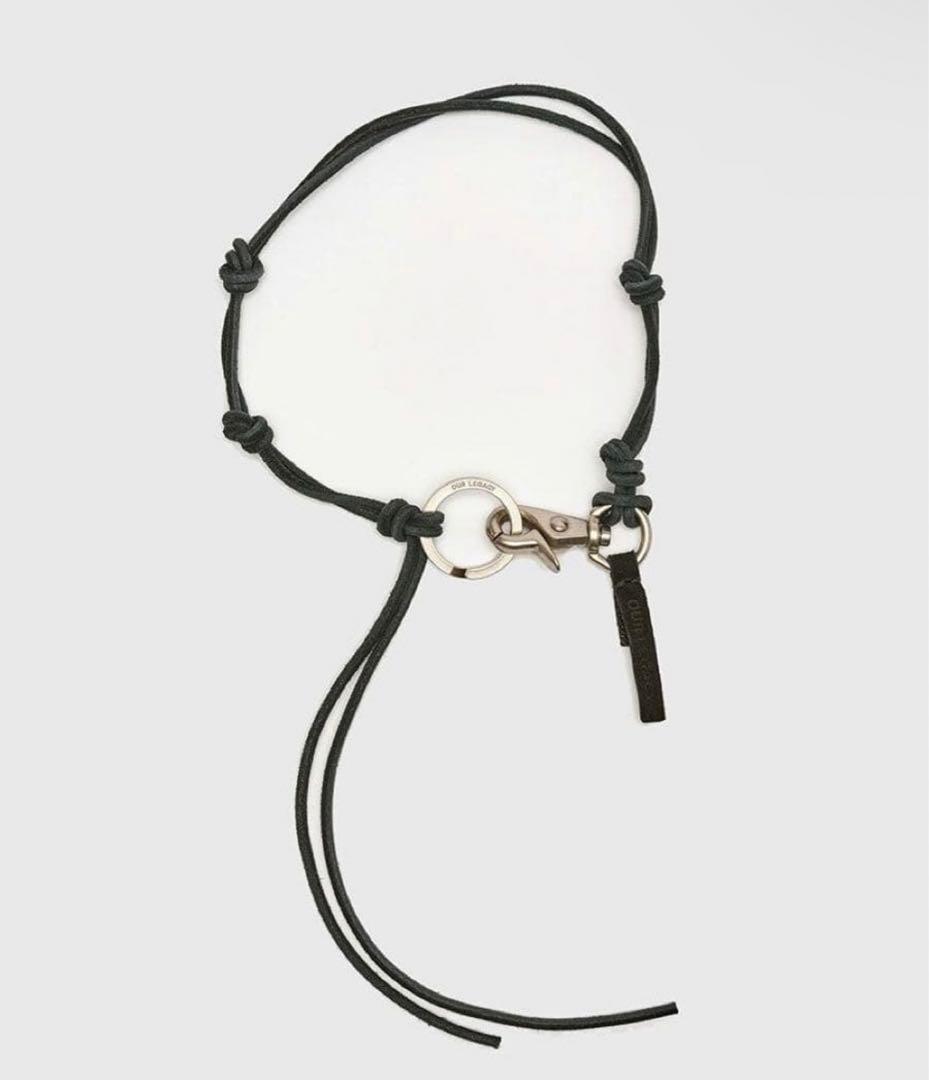 アクセサリー OUR LEGACY LADON BLACK LEATHER