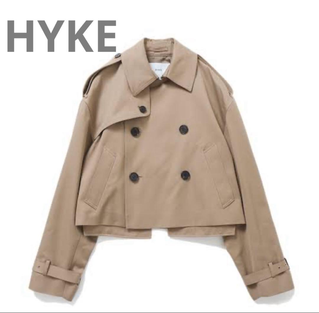 新品タグ付き　HYKE CROPPED TRENCH COAT サイズ1 ハイク