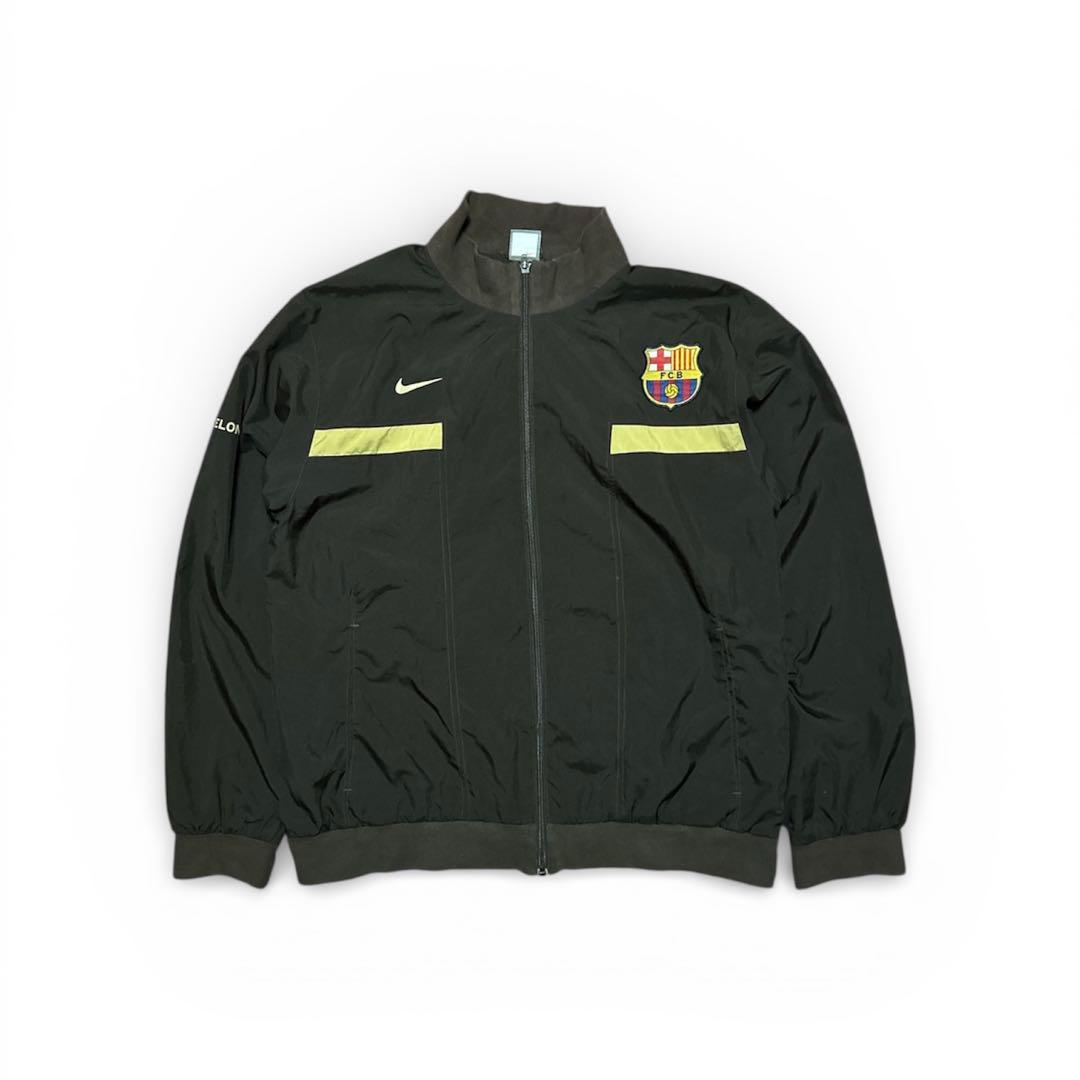 NIKE 08-09 バルセロナ トラックジャケット トレーニング ブラウン