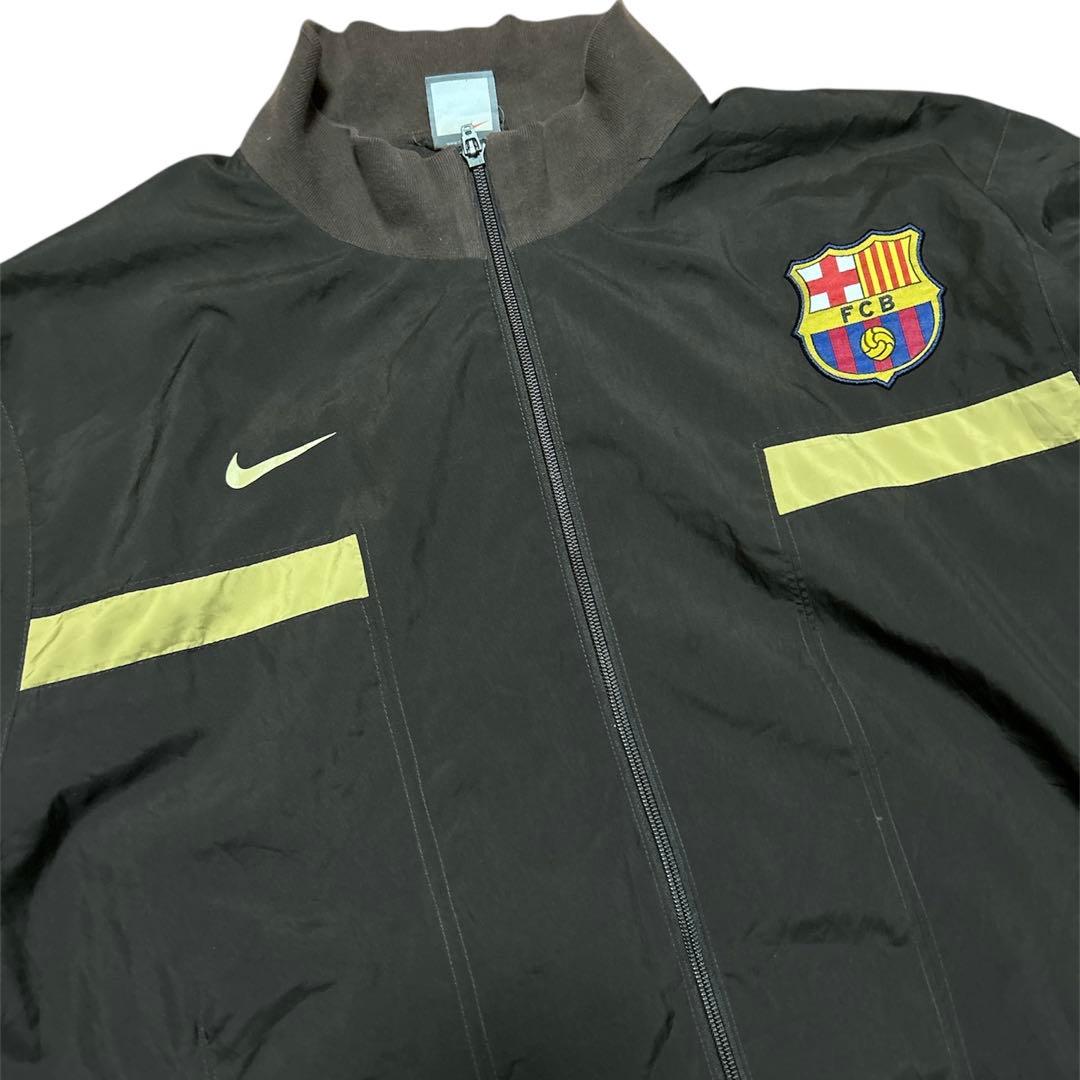 NIKE 08-09 バルセロナ トラックジャケット トレーニング ブラウン