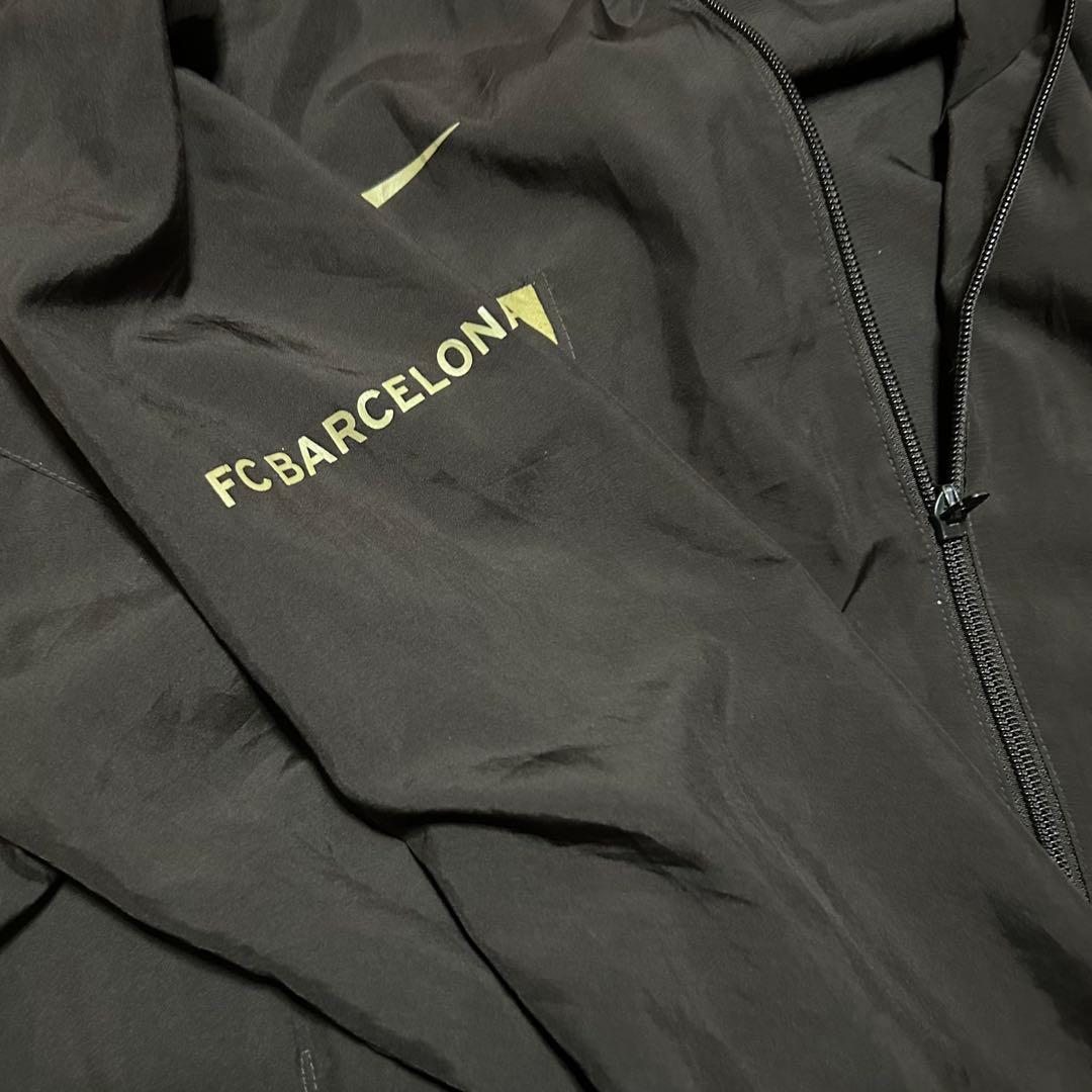 NIKE 08-09 バルセロナ トラックジャケット トレーニング ブラウン