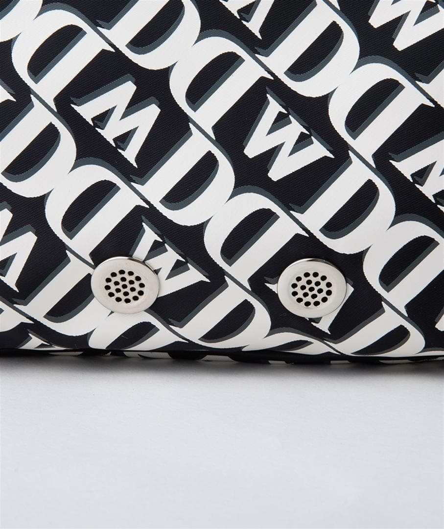 新品☆ダンスウィズドラゴン モノグラム プリント ボストン☆シューズケース☆黒