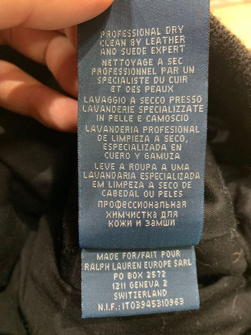 Polo by Ralph Lauren A-2 レザー フライトジャケット