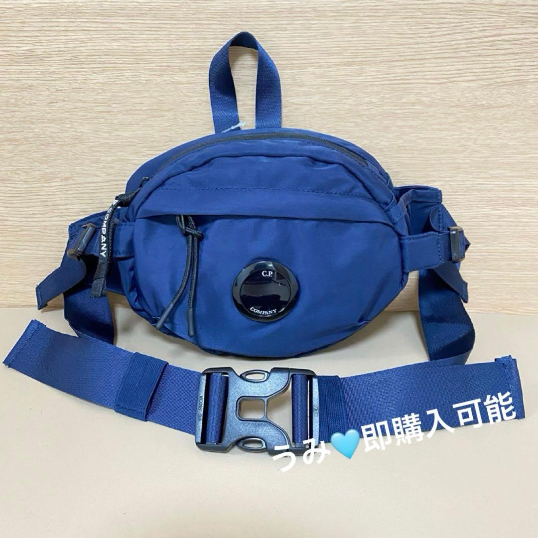 C.P. COMPANY ブルー ウエストポーチ 調整可能