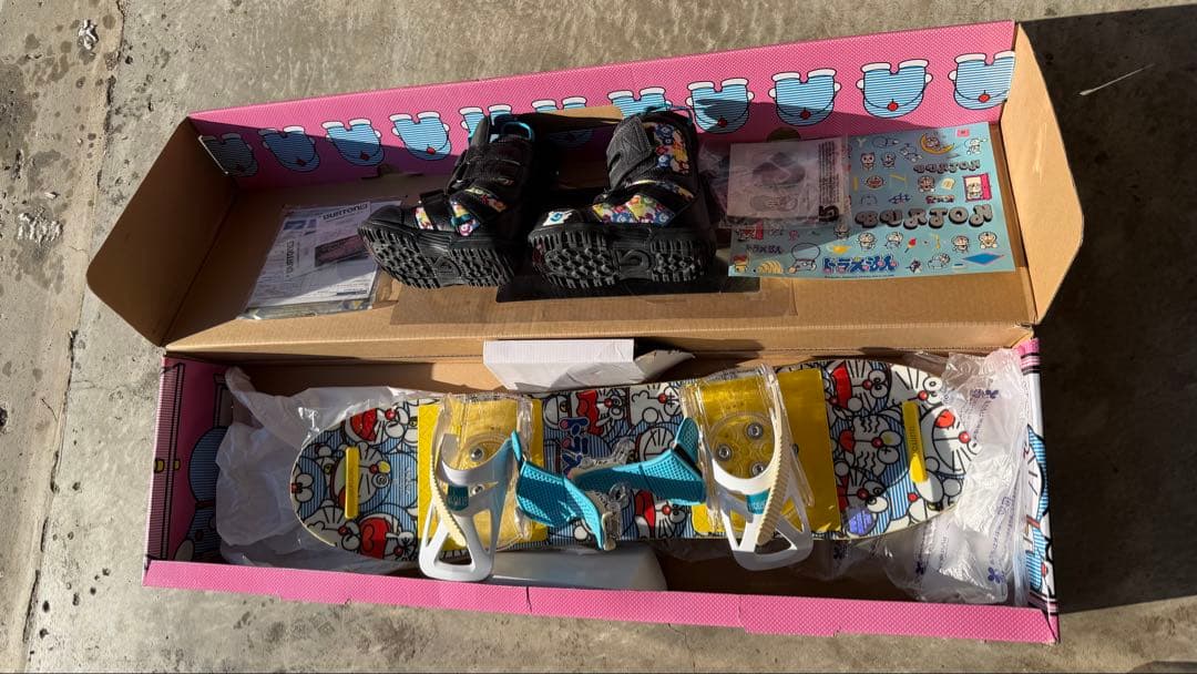 スノーボードセット　バートン　80cm ブーツ18.5cm ドラえもん