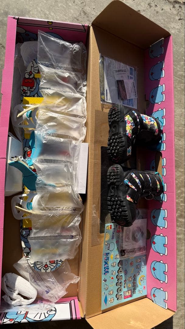 スノーボードセット　バートン　80cm ブーツ18.5cm ドラえもん