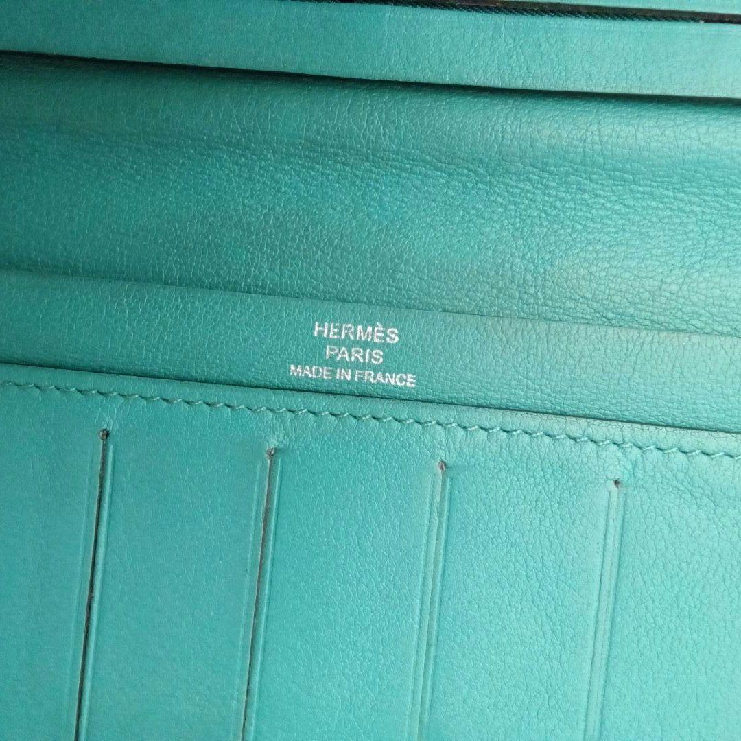 HERMES エルメス MC2 フレミング シルクイン □X刻印 グリーン