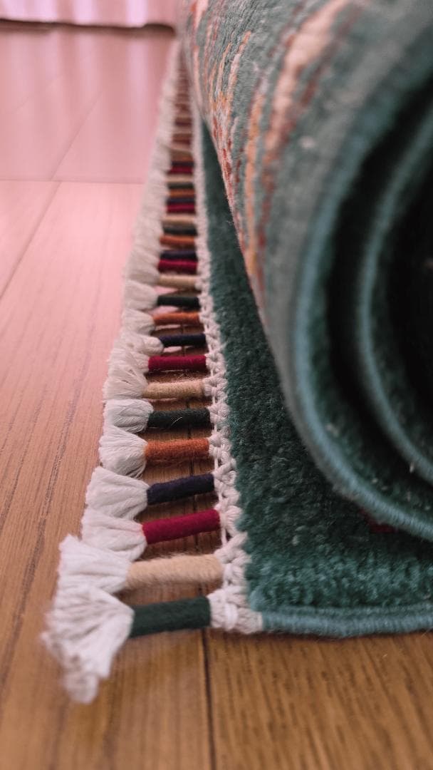 \"新品・手織り・天然ウール\"