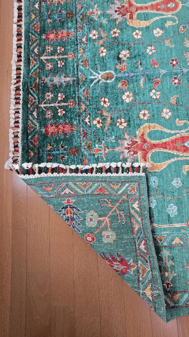 \"新品・手織り・天然ウール\"