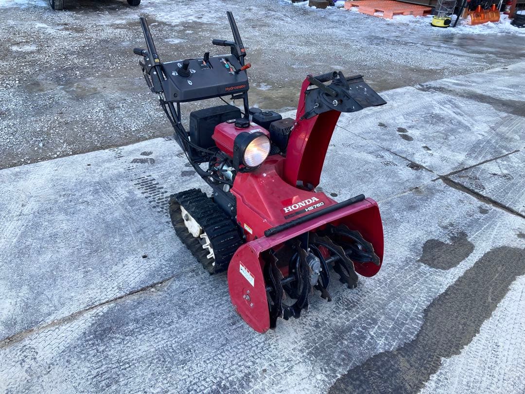 Honda 除雪機 赤 HS760