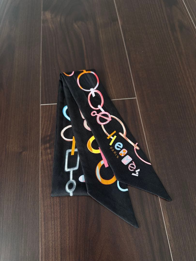 エルメス　ツイリー　ブラック