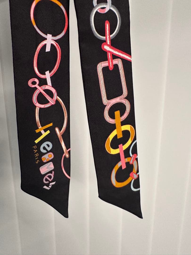 エルメス　ツイリー　ブラック