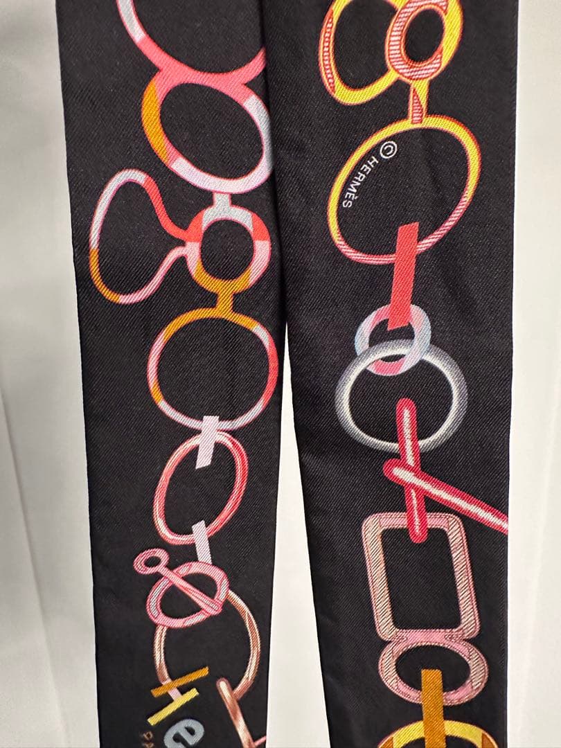 エルメス　ツイリー　ブラック