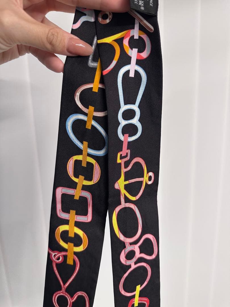 エルメス　ツイリー　ブラック