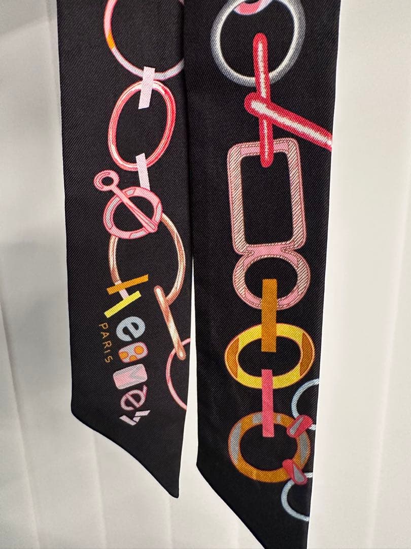 エルメス　ツイリー　ブラック