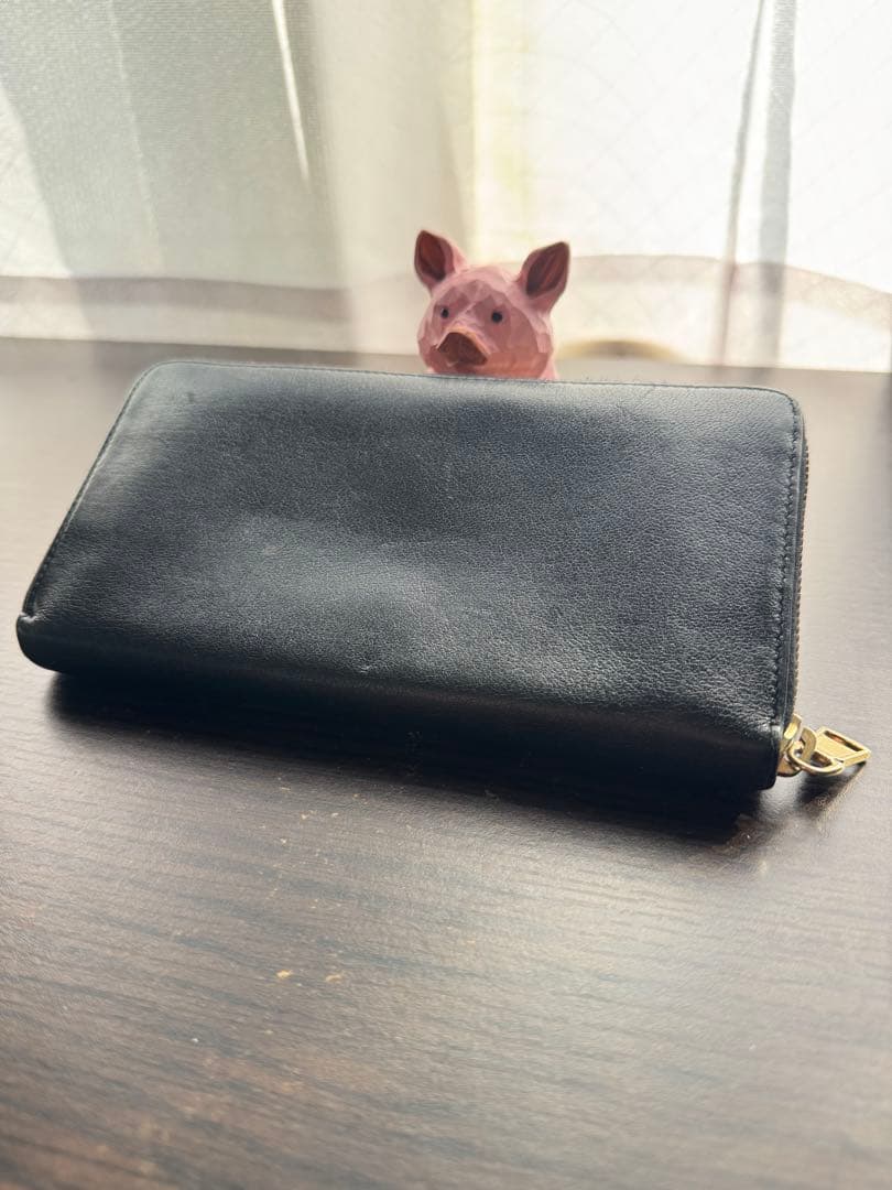 美品❗️値引き可能❗️SAINT LAURENT YSL ラウンドファスナー 長財布