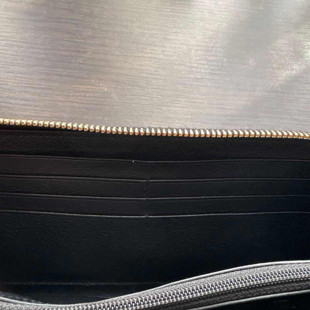 美品❗️値引き可能❗️SAINT LAURENT YSL ラウンドファスナー 長財布