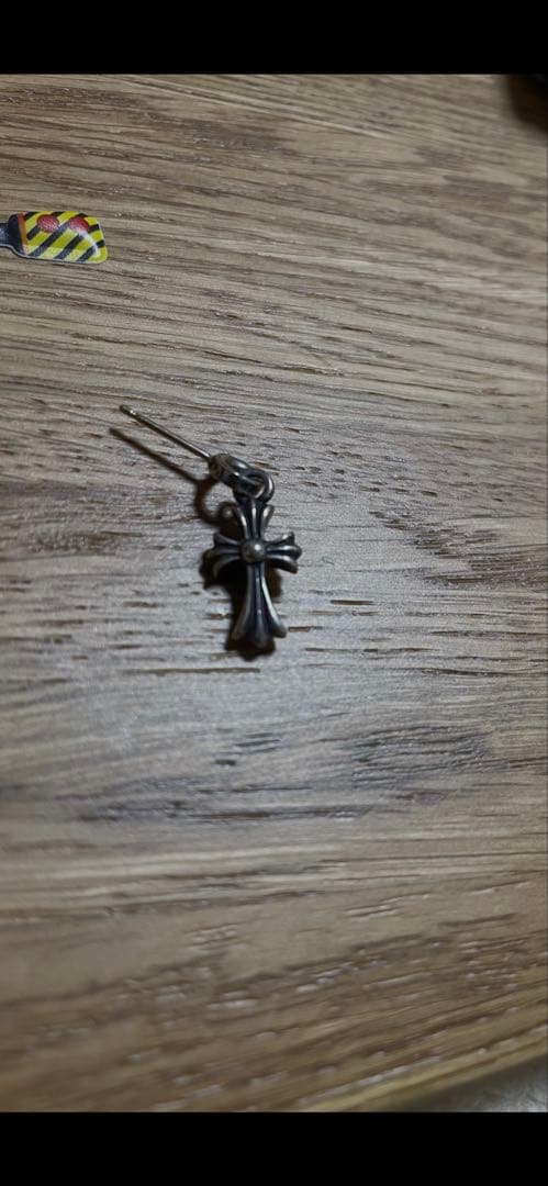 シルバー925 クロスモチーフ ピアス(片耳用)