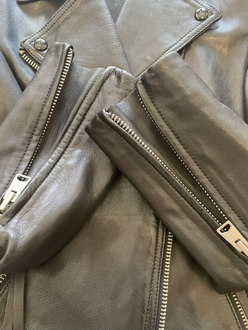 ALLSAINTS ブラック ライダースジャケット UK6