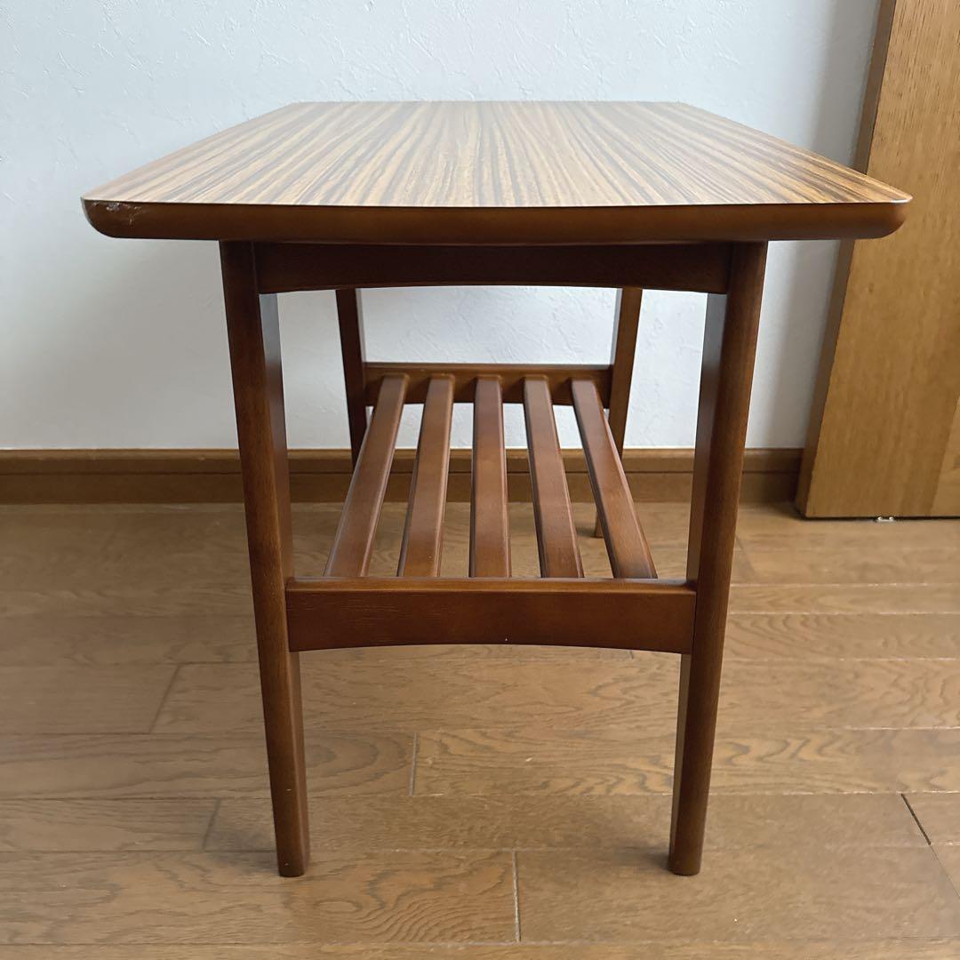 カリモク60　リビングテーブル　小　ウォールナット　サイドテーブル　ローテーブル