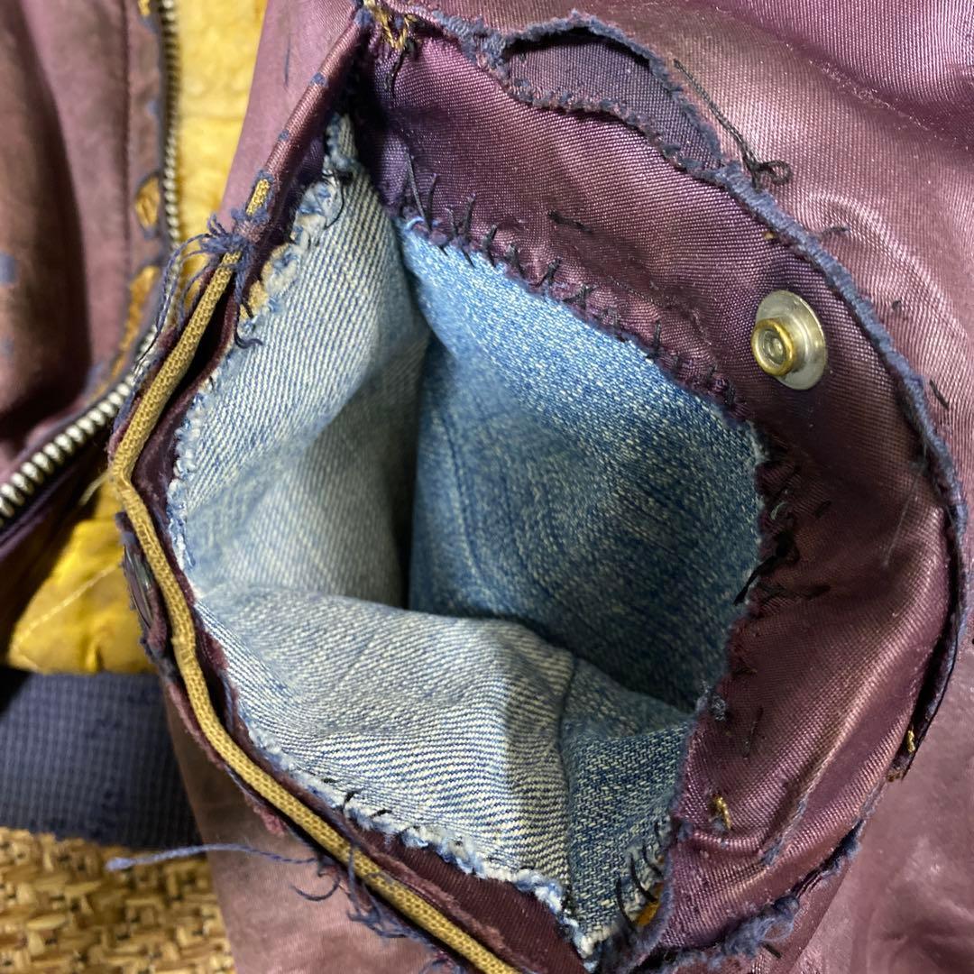 vintage MA-1ジャケット パープル　50s 60s