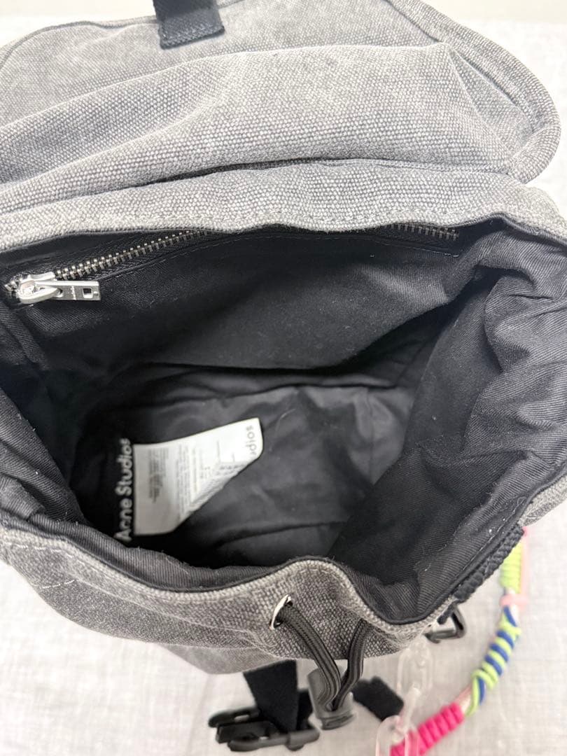 Acne Studios 23AW バックパック グレー 純正ストラップ付